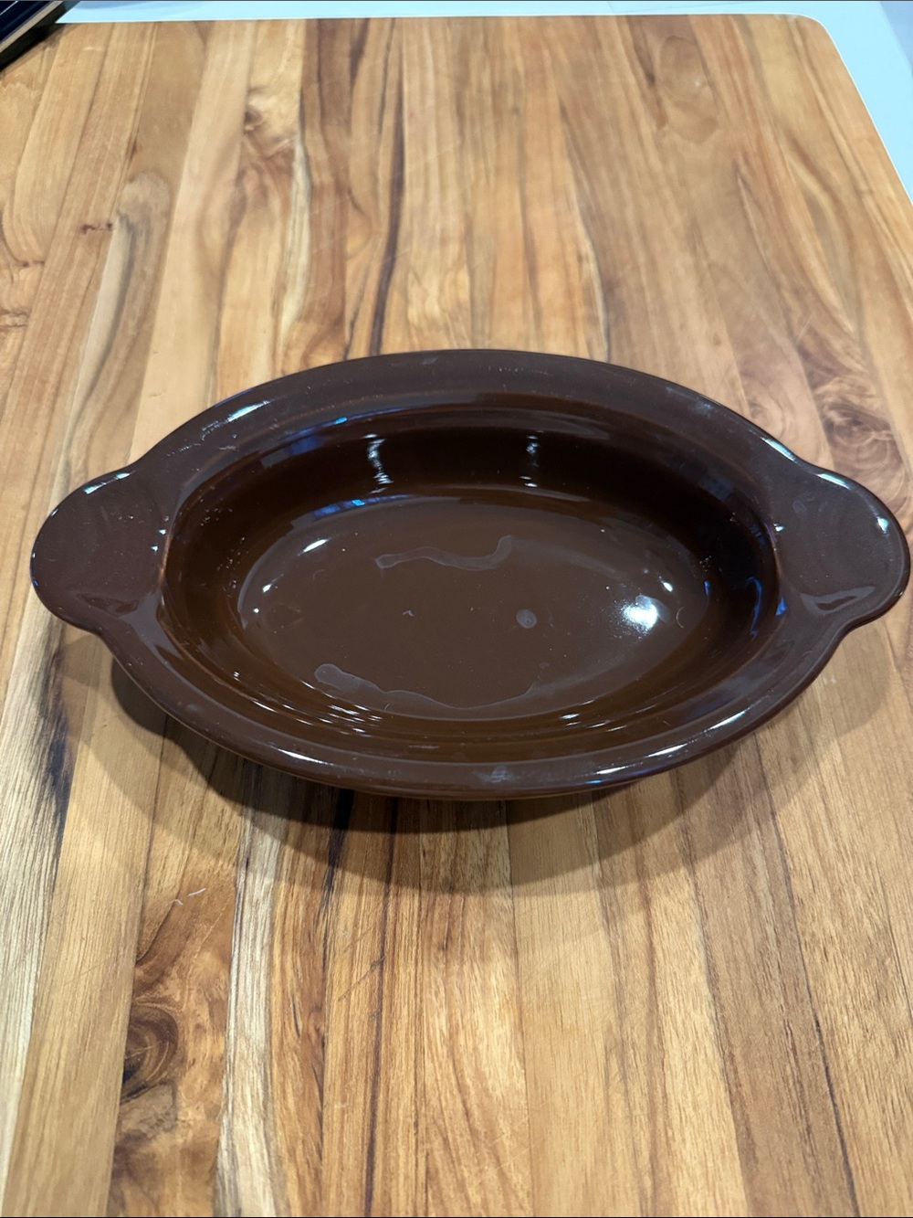 Fiestaware chocolate individual casserole RETIRED color